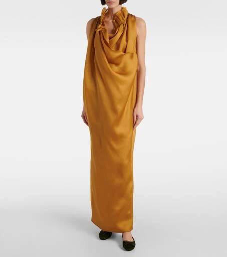 Khaite Charlotte calf hair ballet flats 3