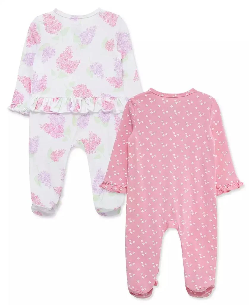Little Me Baby Girls
 Printed Footies, 2-Pack 2