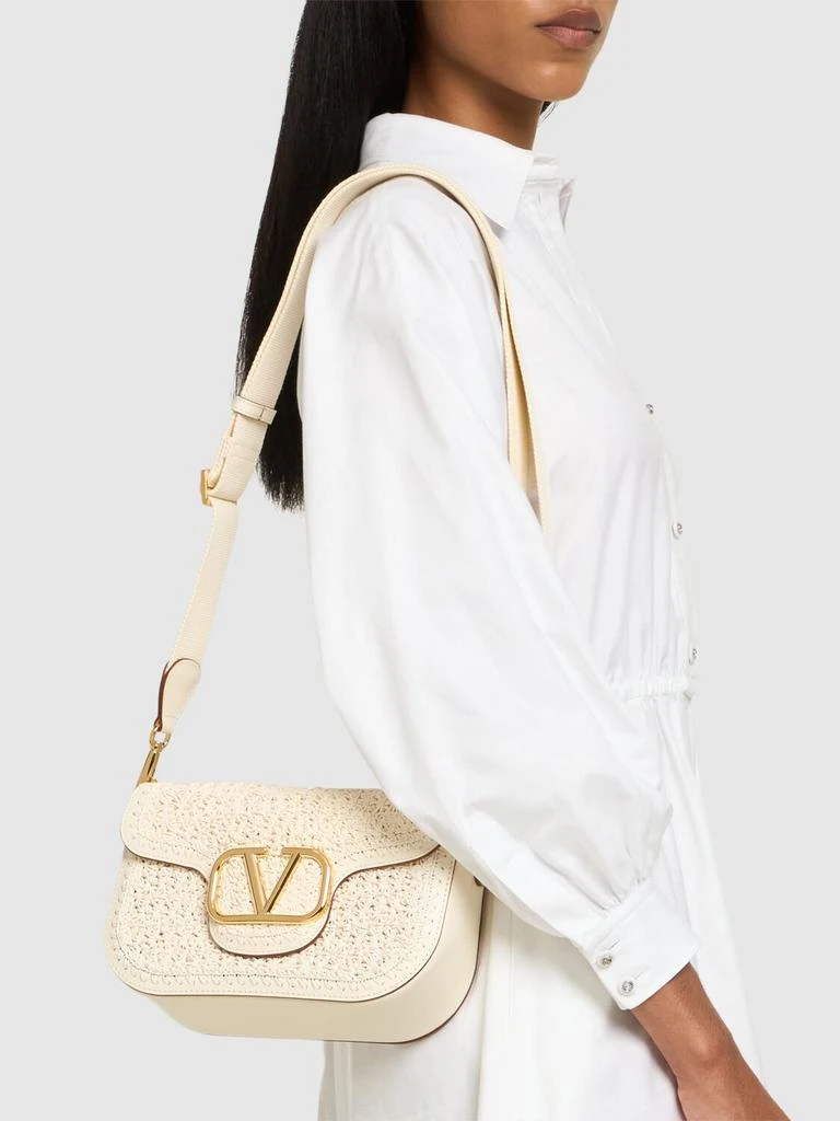 Valentino Vlogo Signature Crochet Shoulder Bag 1