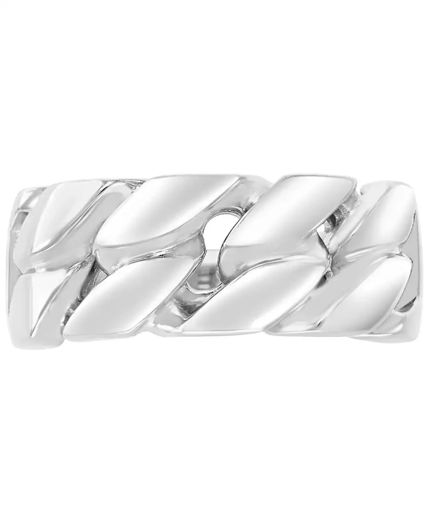Effy EFFY® Men's Polished Chain Link Statement Ring in Sterling Silver 2