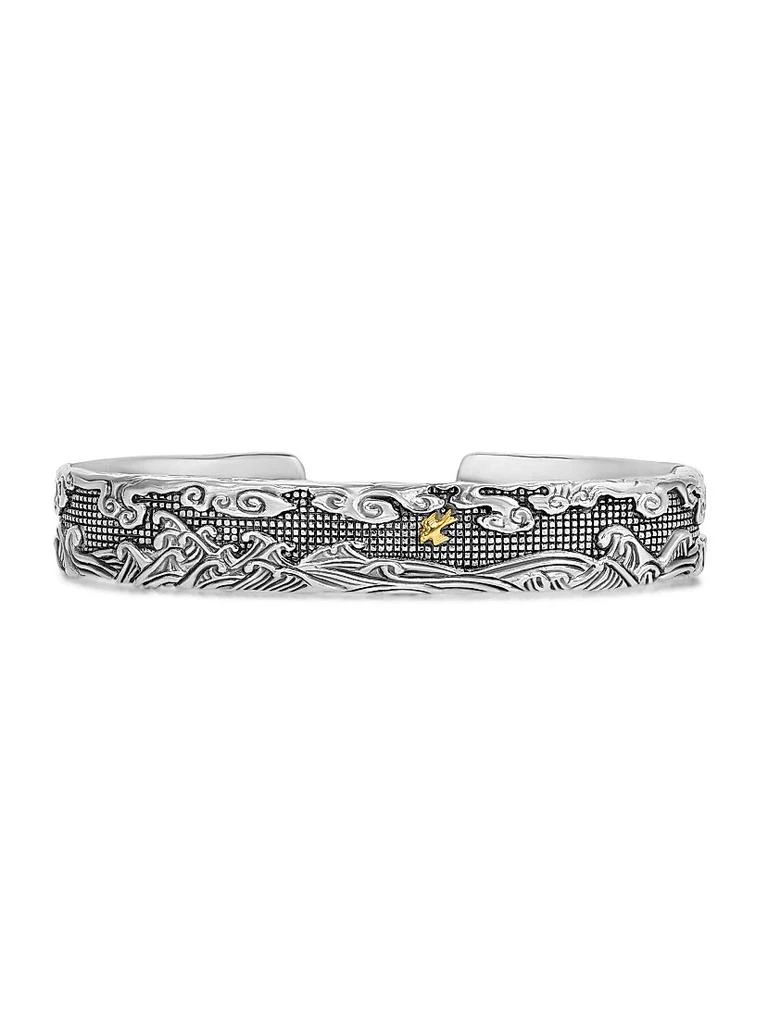 David Yurman Waves Cuff Bracelet in Sterling Silver