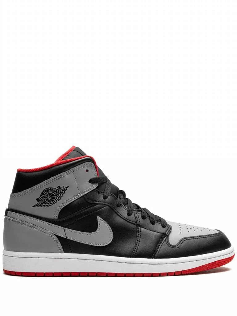 NIKE Nike - Men
s Air Jordan 1 Mid Bred Shadow Sneakers