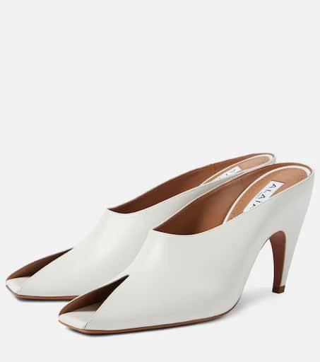 Alaïa Spike leather mules 3