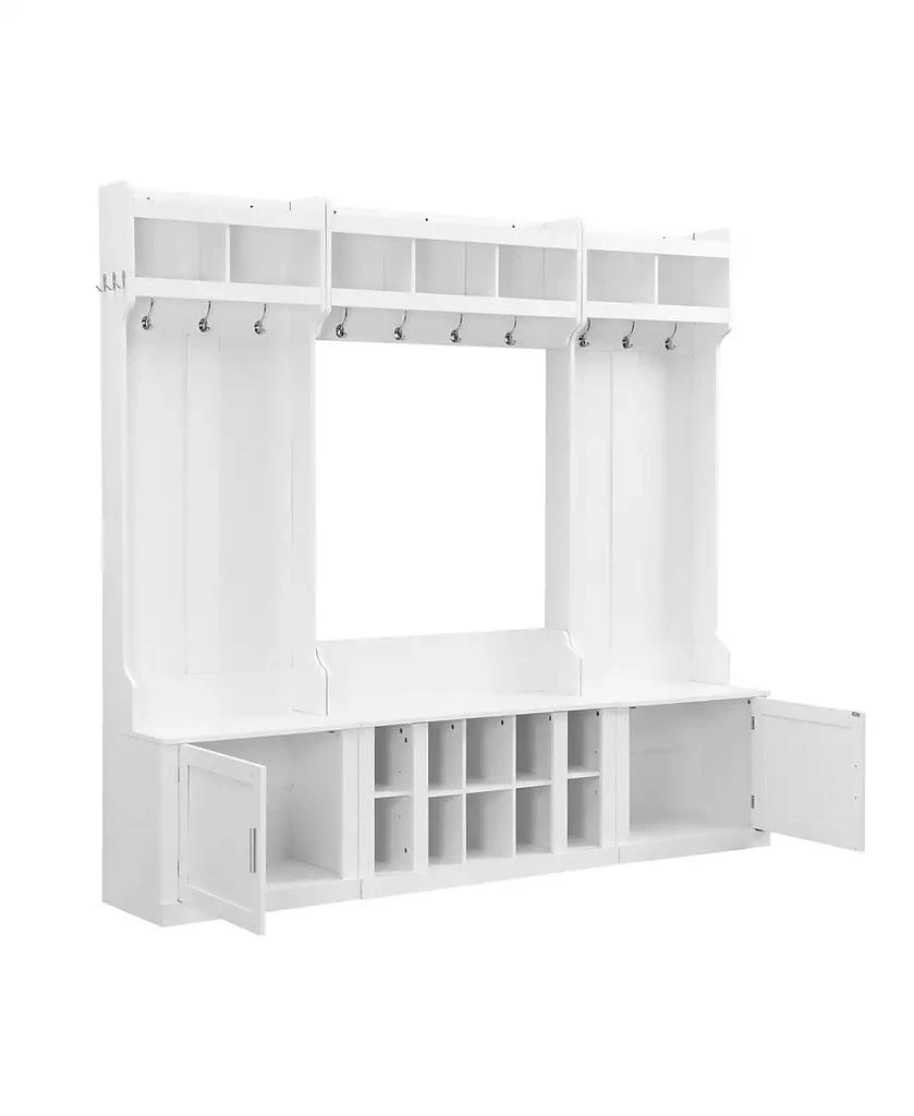 Streamdale Furniture On-Trend Hall Tree with Bench, Coat Rack 
Shoe Storage 4