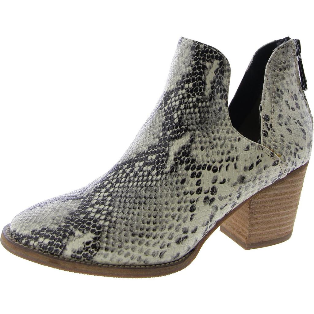 Blondo Womens Leather Slip On Ankle Boots