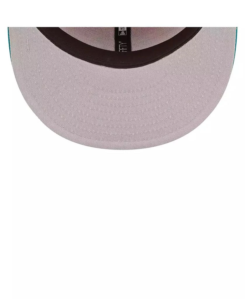 New Era Men's Pink, Green New York Yankees Cooperstown Collection Yankee Stadium Passion Forest 59Fifty Fitted Hat 4