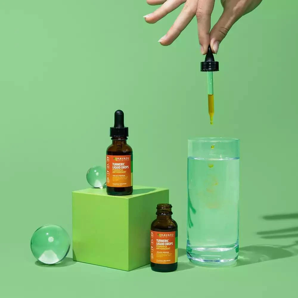 Havasu Nutrition Organic Turmeric Liquid Drops, Liquid Turmeric 1000mg Enhanced Absorption for Digestive 
Joint Support, Unflavored, 1 fl oz 4