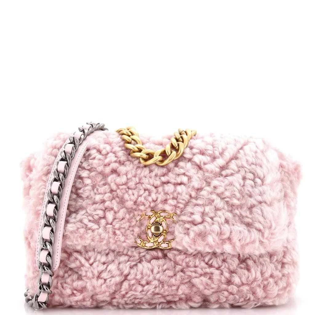 Chanel 19 Flap Bag Shearling Medium 1