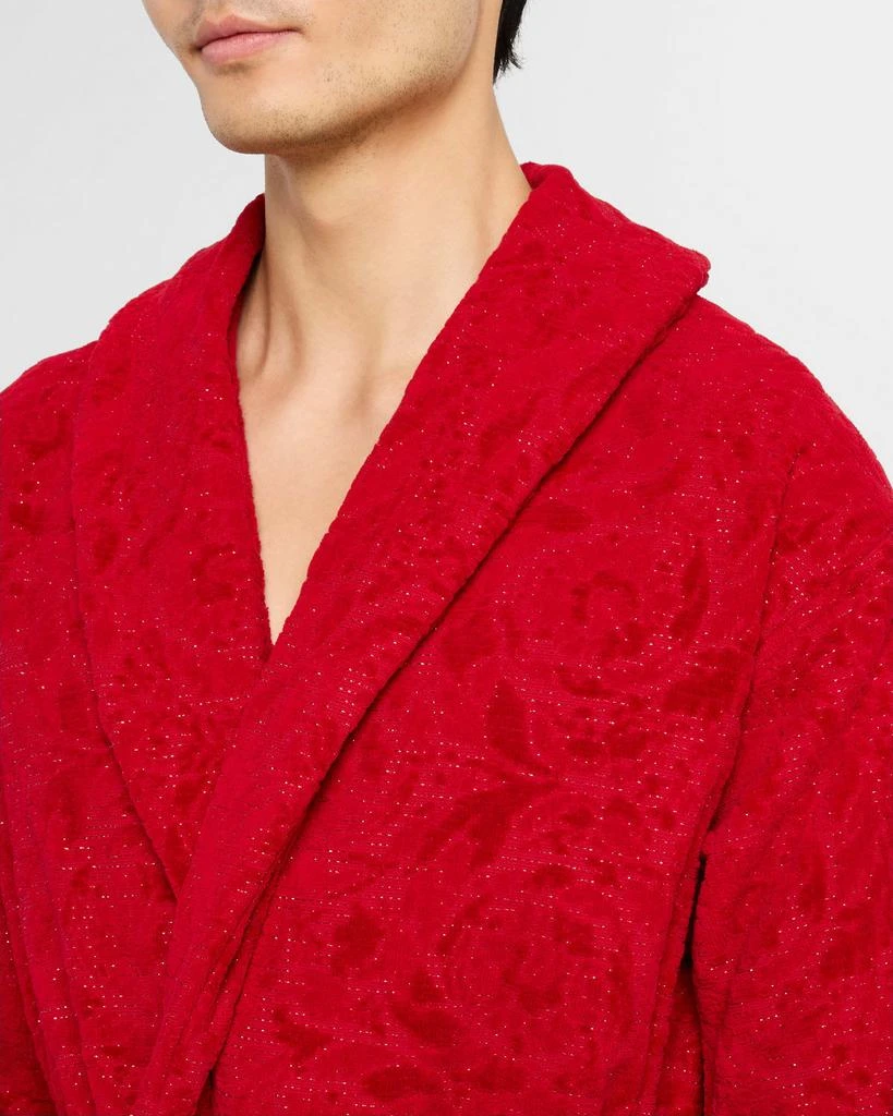 Versace Men
s Cotton Barocco Bathrobe 4