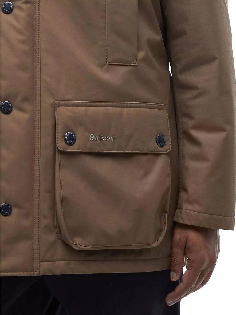 Barbour Border Showerproof Waxed Jacket 8
