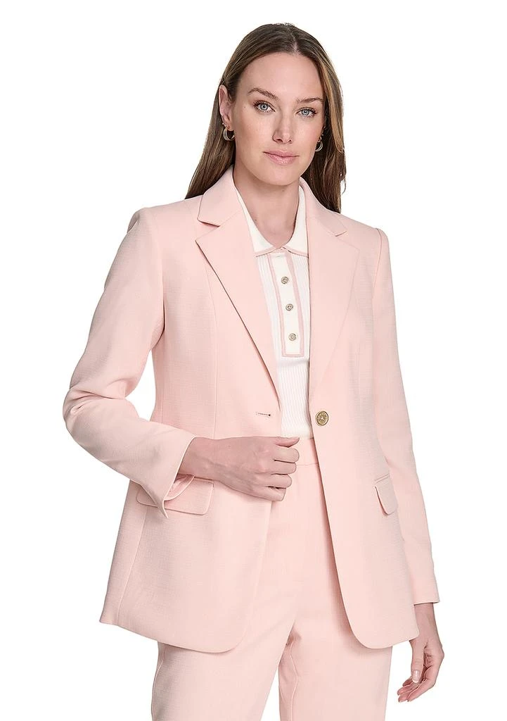 Tommy Hilfiger Women
s Modern One Button Blazer