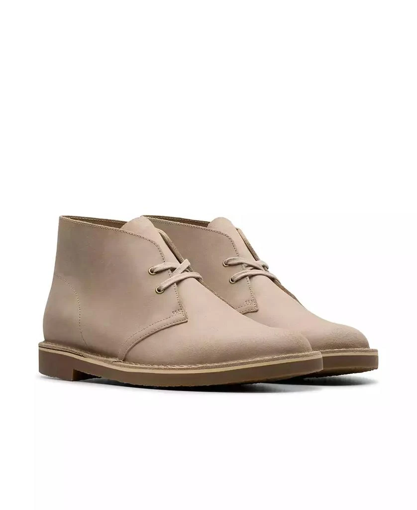 Clarks® Shepton Men\'s Suede Lace up Boots, beeswax, Dark Chocolate color size 12 Men main image 4