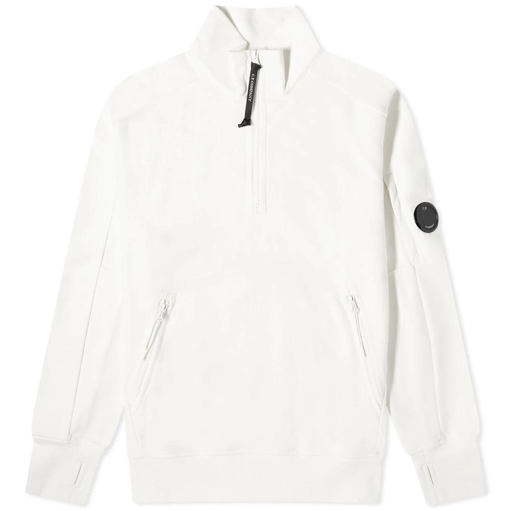 C.P. Company C.P. Company Diagonal Raised Fleece Zipped Sweatshirt 1