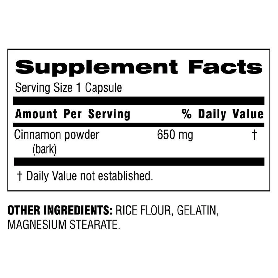 Botanic Choice Cinnamon 650mg 2