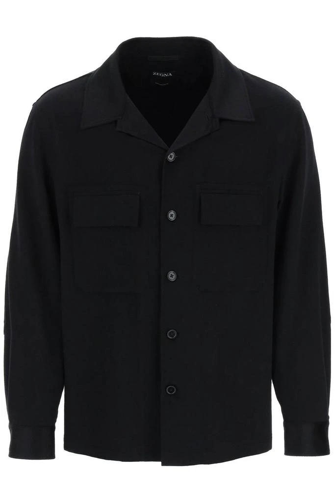 Zegna Zegna Oasi Buttoned Straight Hem Shirt 1