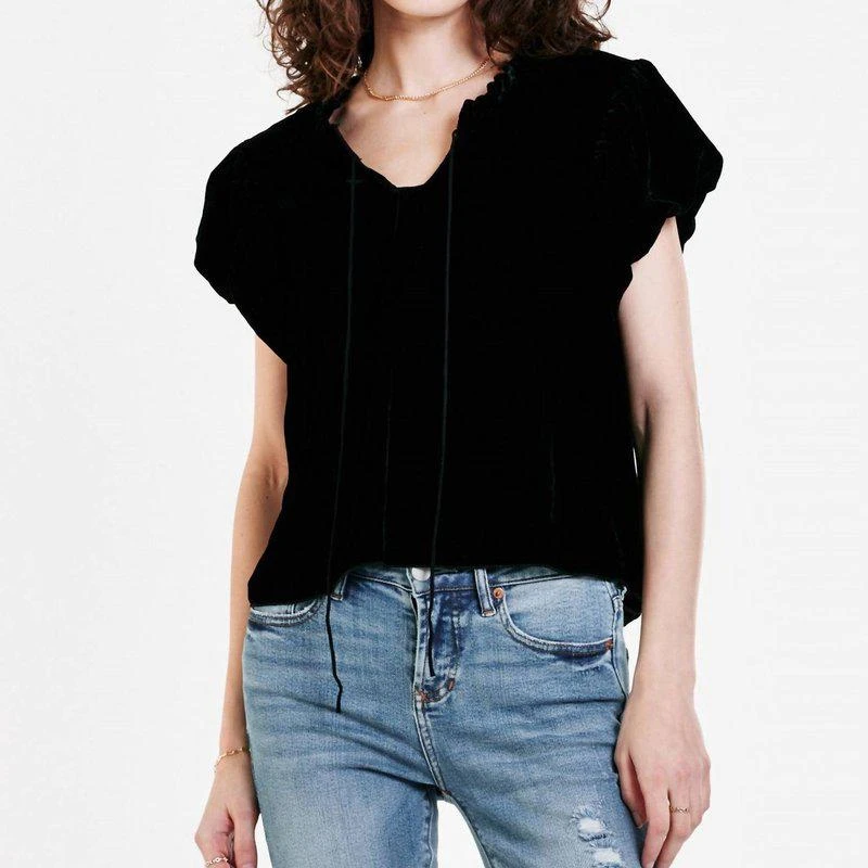 DEAR JOHN DENIM Maggie Puff Sleeve Top 1