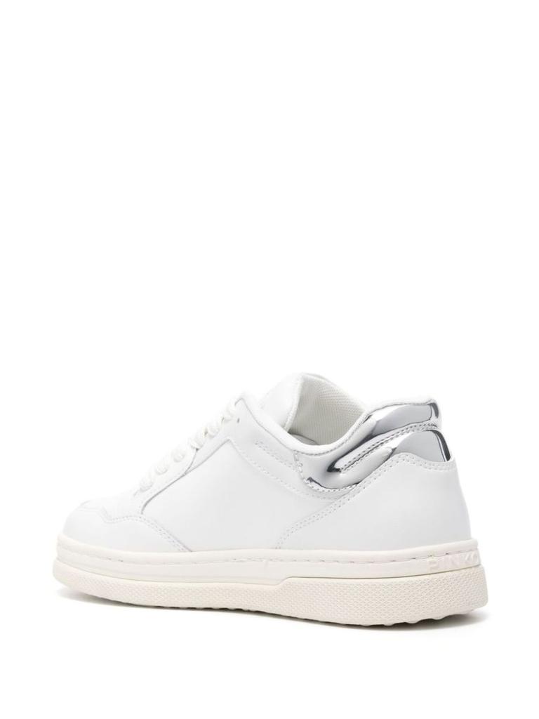 PINKO Pinko White Low-Top 'Mandy' Sneakers - Casual Shoes