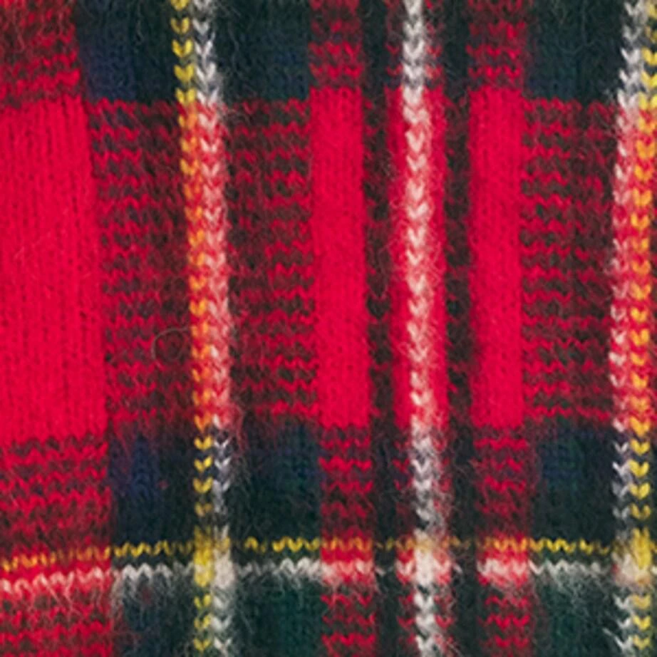 Ralph Lauren RWS Wool-Alpaca-Blend Tartan Sweater 7
