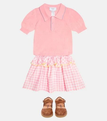Paade Mode Gingham linen skirt 2