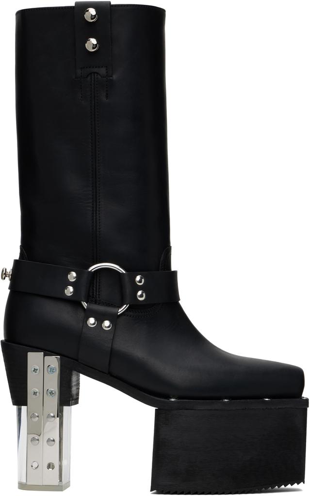 【Rick Owens】 Black Low Army Bogun Boots Rick Owens - LOW ARMY BOGUN | HBX - Globally Curated Fashion