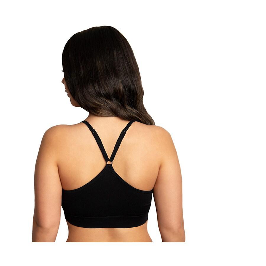 West Loop Women's Adjustable Seamless Racerback Bra Black
