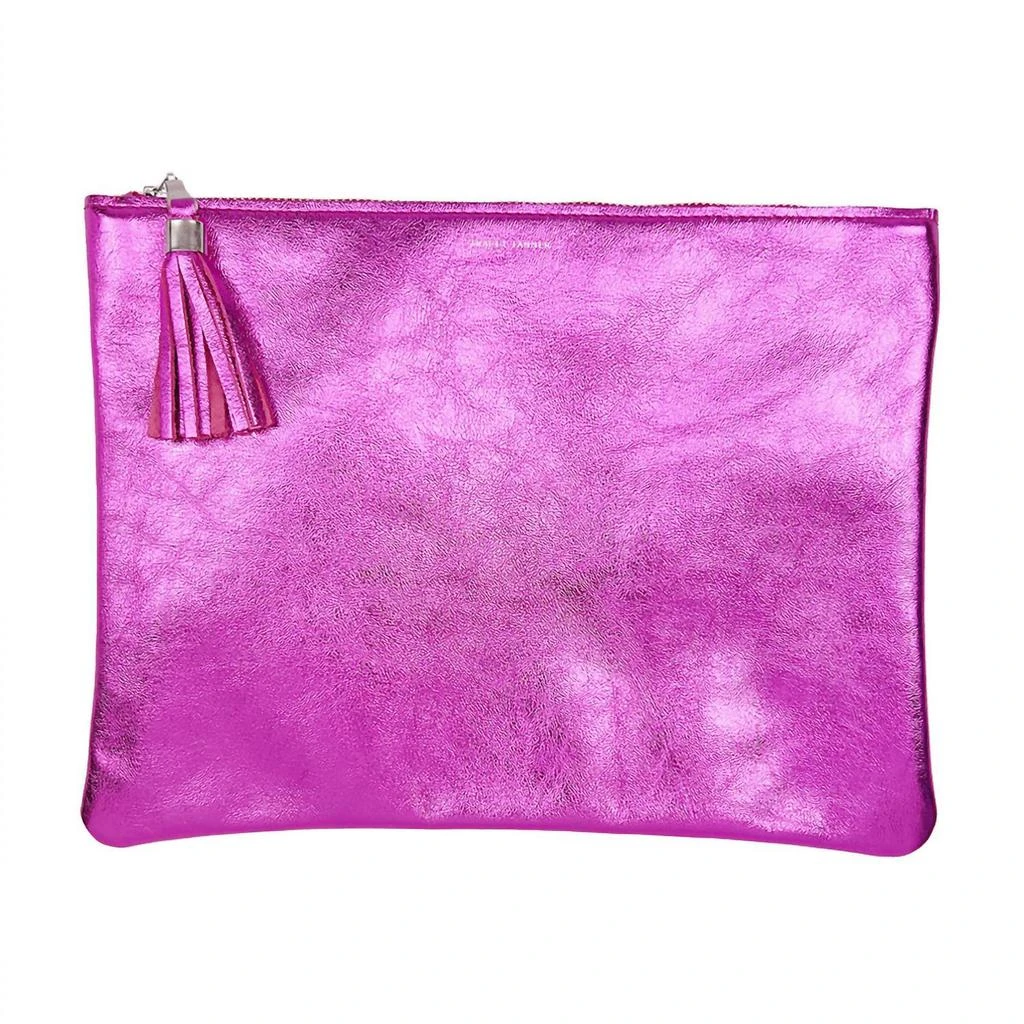 Tracey Tanner Tracey Tanner - Women
s Foil Xl Zip Pouch With Tassel