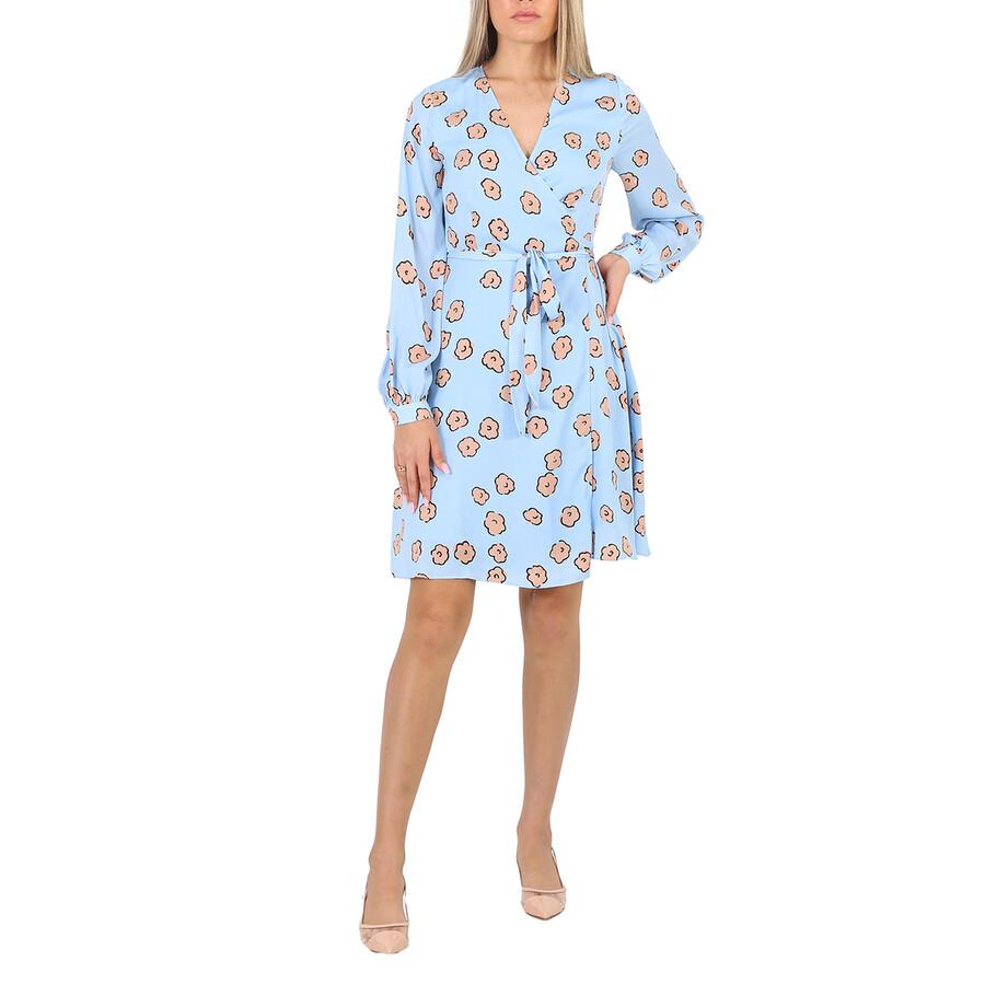 Essentiel Floral Print Wrap Dress