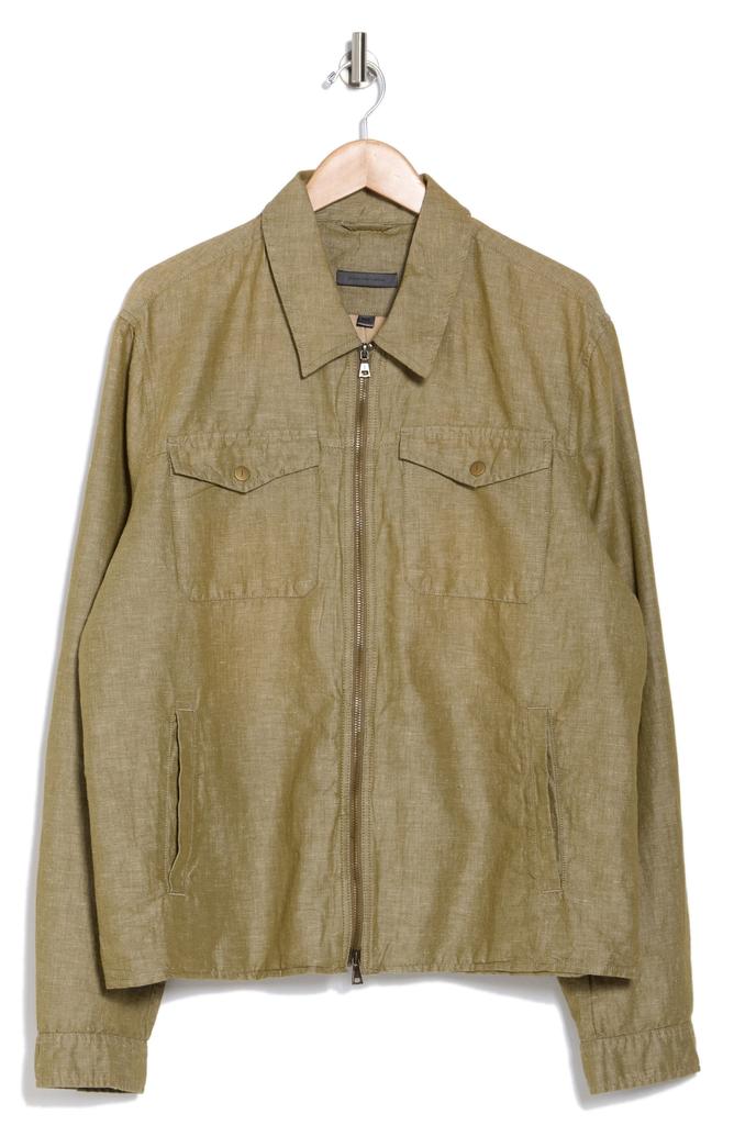 John Varvatos Santiago Cotton & Linen Shirt Jacket
