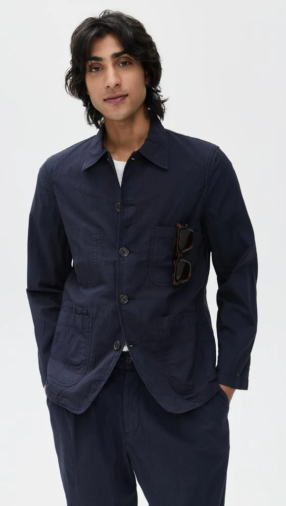 Universal Works Seersucker Bakers Jacket 1