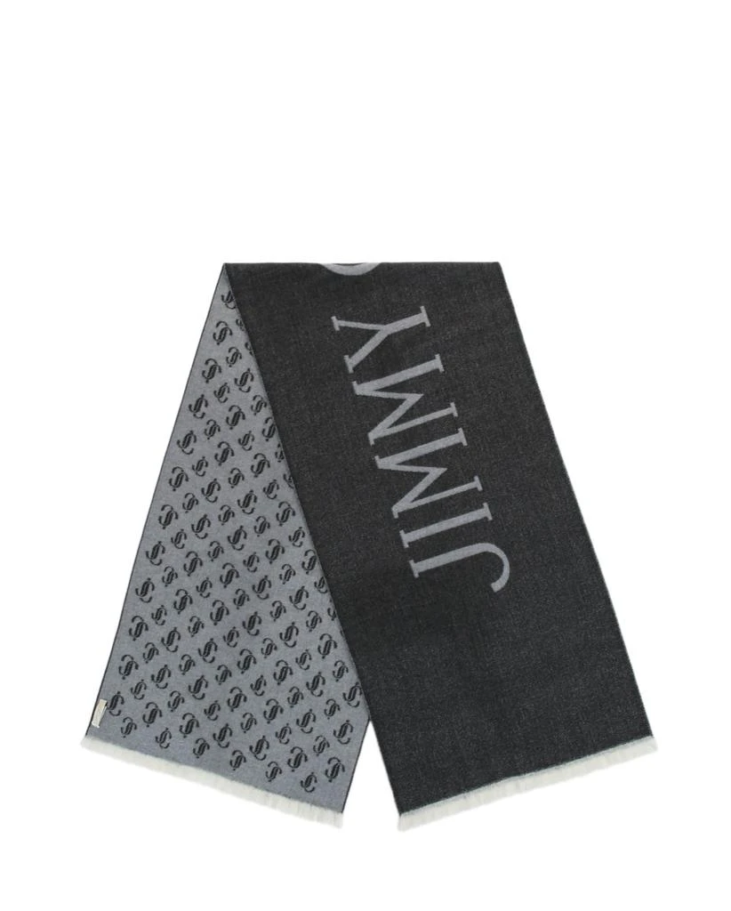 Jimmy Choo Wool Logo Scarf 2