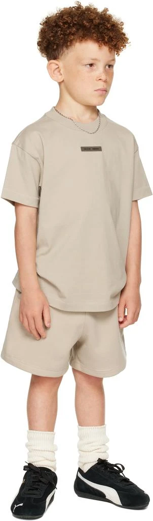 Essentials Kids Taupe Essential Lounge T-shirt 4