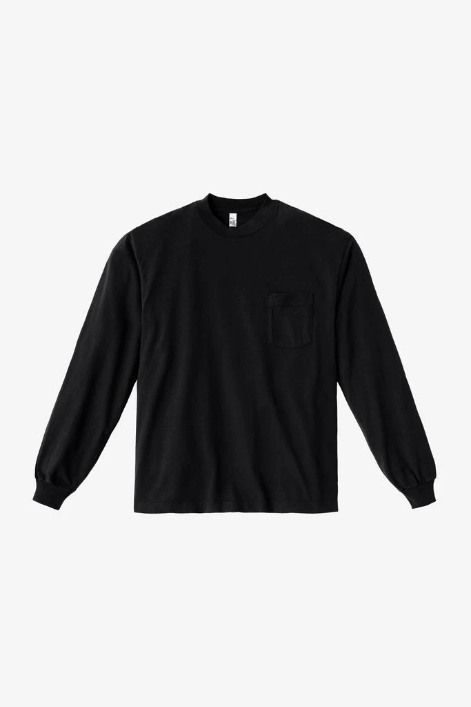 Los Angeles Apparel 1810GD - Long Sleeve Garment Dye Pocket T-Shirt 33