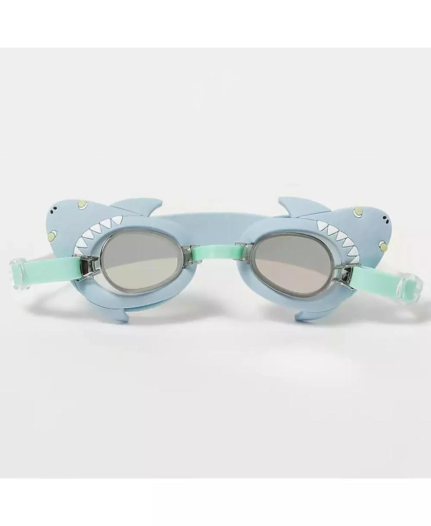 Sunnylife Mini Swim Goggles: Salty The Shark - Aqua 7