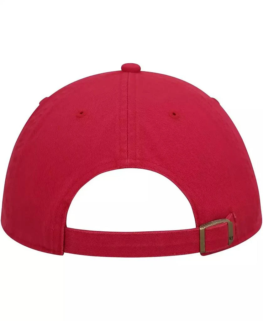 47 Brand Men's Red Super Bowl LVII Script Clean Up Adjustable Hat 2