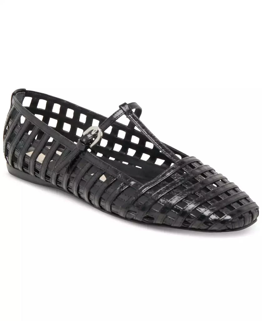 Dolce Vita Women's Rains T-Strap Woven Mary Jane Flats 1