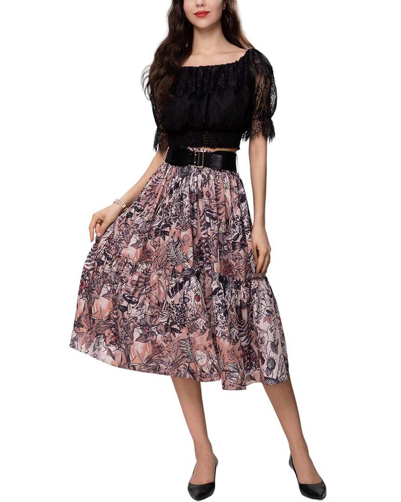 BURRYCO BURRYCO 2pc Top & Skirt Set