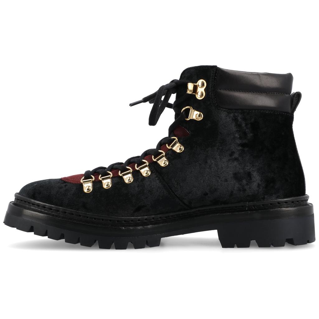 TAFT The Viking Boot in Black Velour