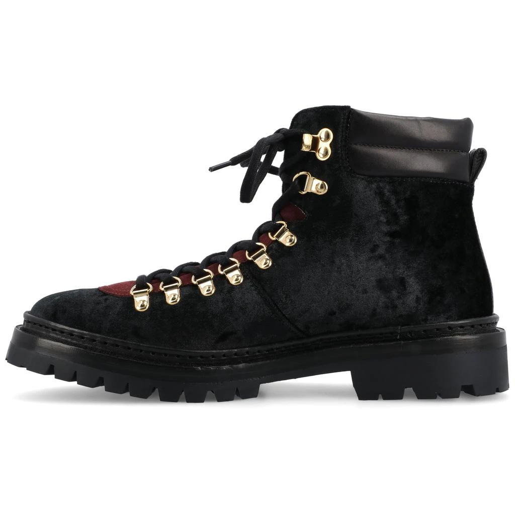 TAFT The Viking Boot in Black Velour 2