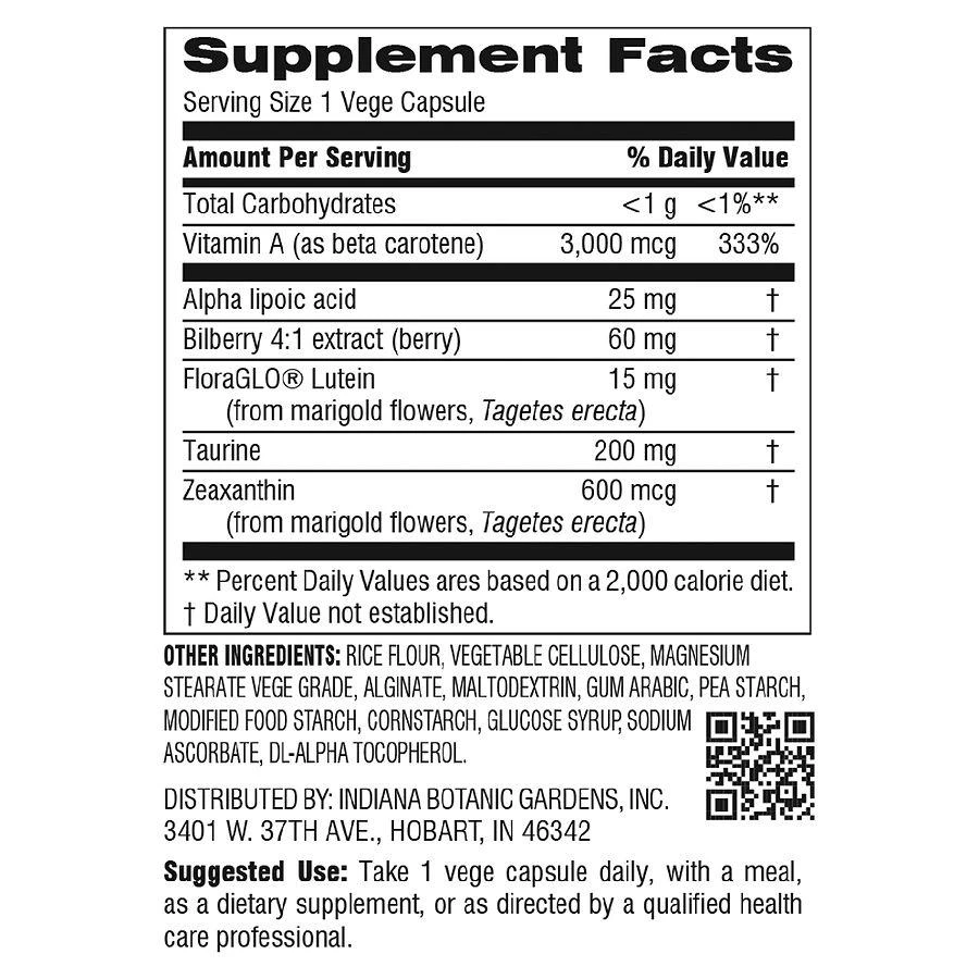 Botanic Choice Opti Gold Vision & Eye Health Supplement 2