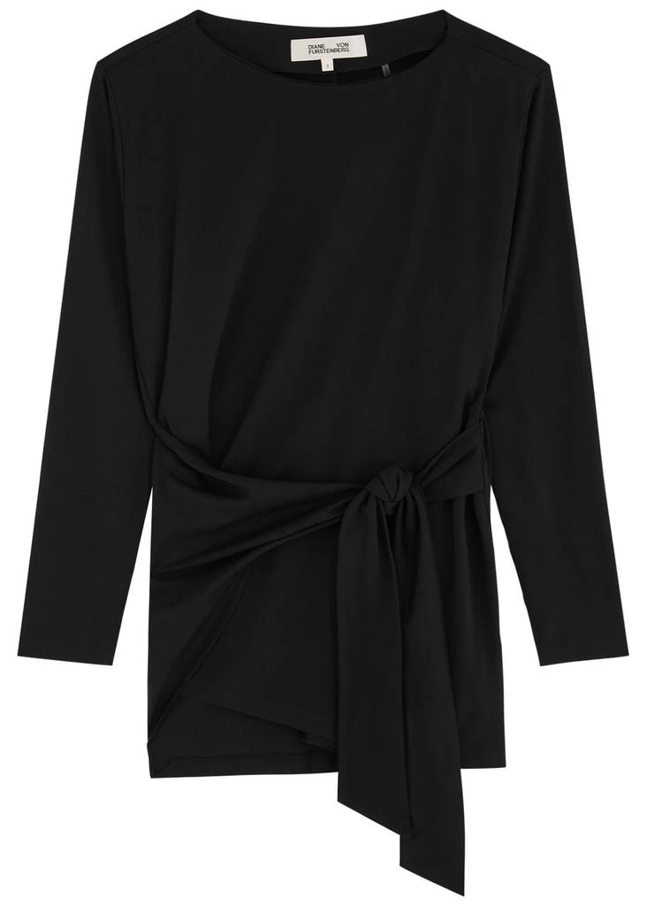 Diane von Furstenberg Rosalind wrap-effect jersey top 1