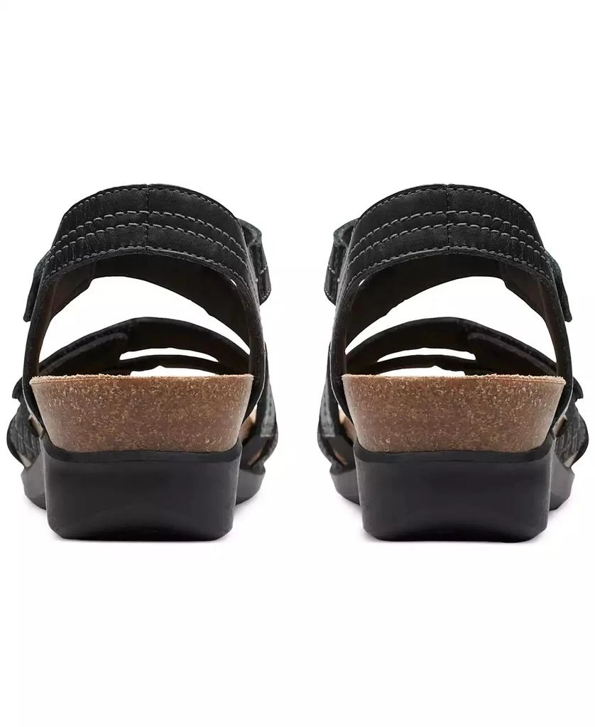Clarks Women's Calenne Clara Strappy Wedge Sandals 3
