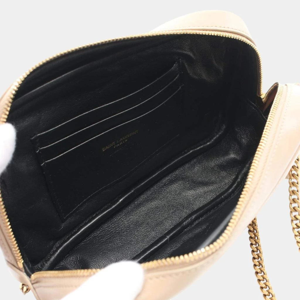 Yves Saint Laurent Saint Laurent Leather Beige LOU Shoulder Bag 3