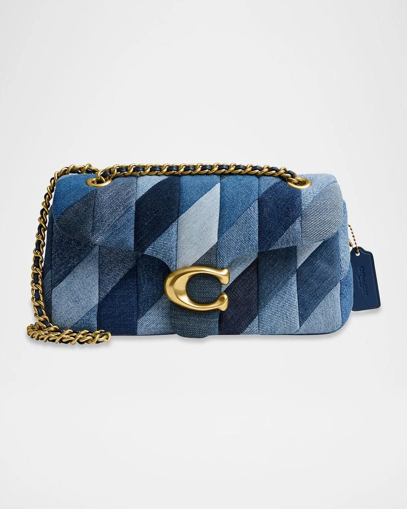 Coach Tabby 26 Quilted Patchwork Denim Shoulder Bag 1