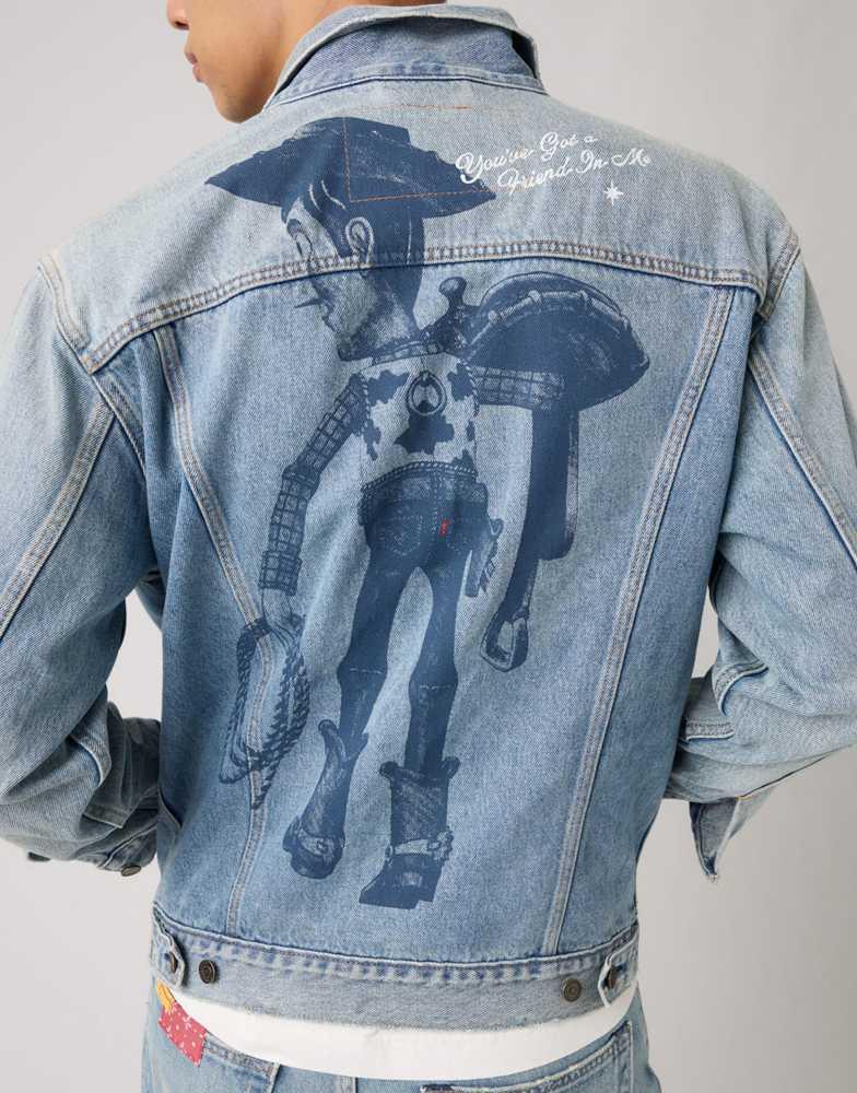 Shop Levi's Toy Story unisex type 3 trucker jacket with back print