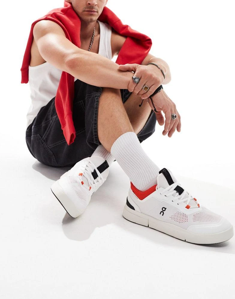 On ON The Roger Spin trainers in undyed spice 5
