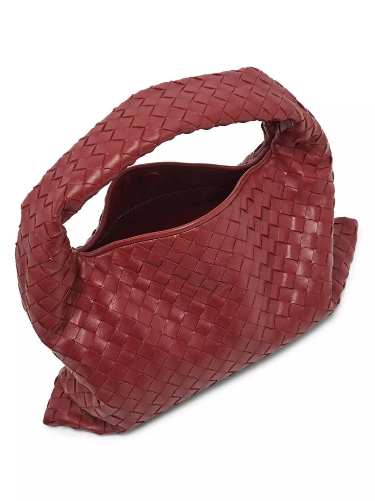 Bottega Veneta Small Hop Intrecciato Leather Hobo Bag 4