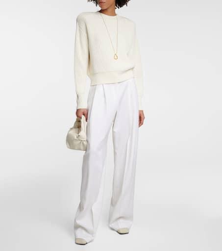 WARDROBE.NYC x Hailey Bieber HB virgin wool sweater