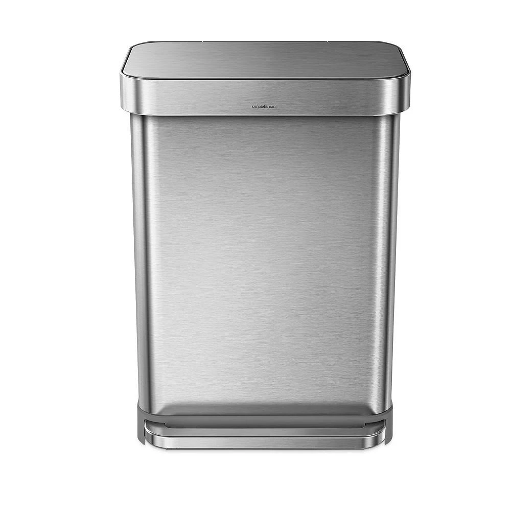 simplehuman 55 Liter Rectangular Kitchen Step Can 1