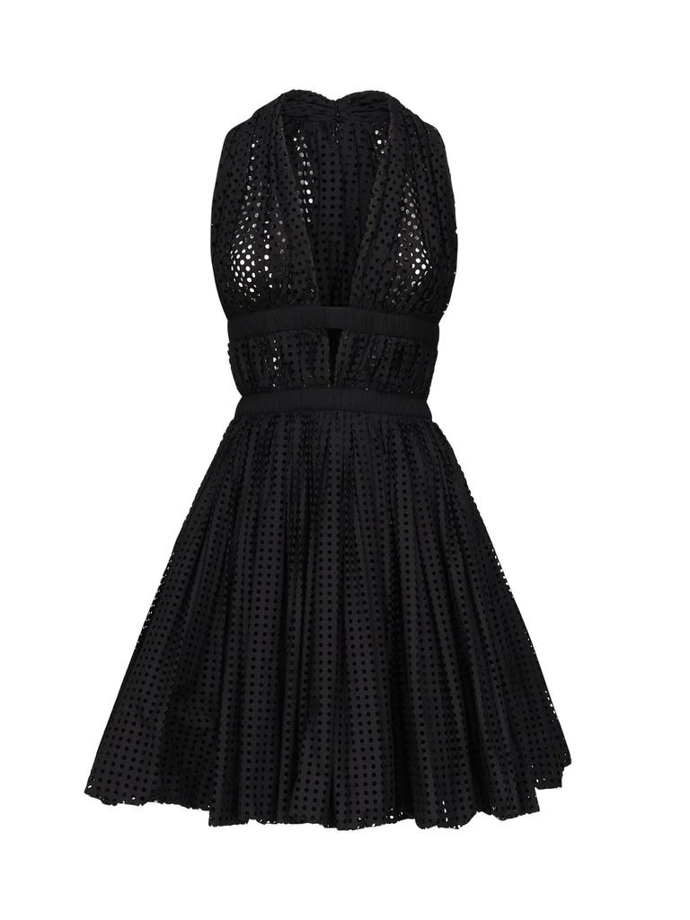 Alaia Perforated V-Neck Mini Dress  On Sale Now with Up to 30% Off |  Discover Exclusive Deals & Savings at BeyondStyle  Authentic Alaa  clothing|adult|apparel & accessories|dresses|women with Limited-Time  Discounts, Free