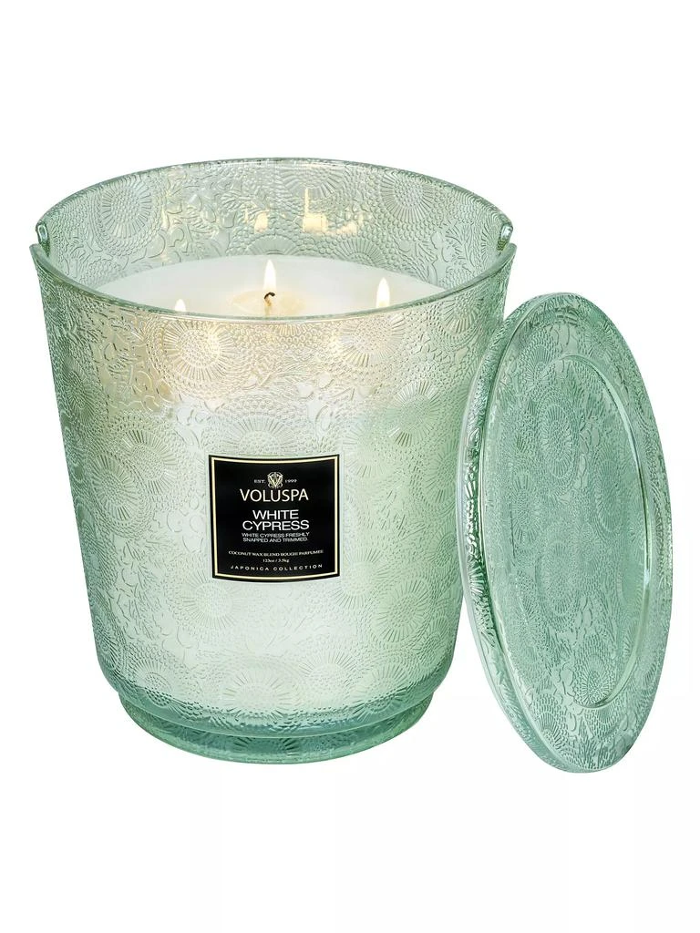 Voluspa White Cypress 5-Wick Candle 2